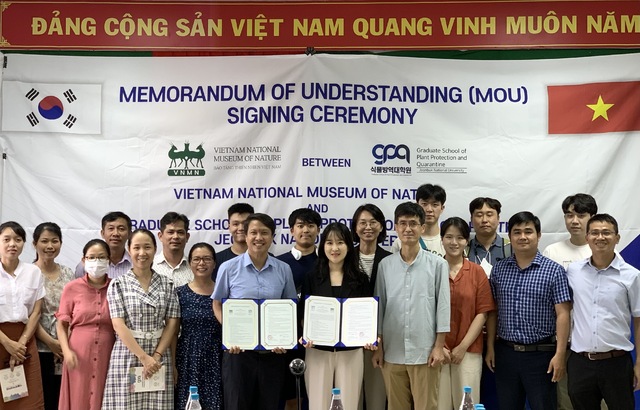 전북대 식물방역대학원, 베트남 국립자연사박물관 협약 첨부 이미지